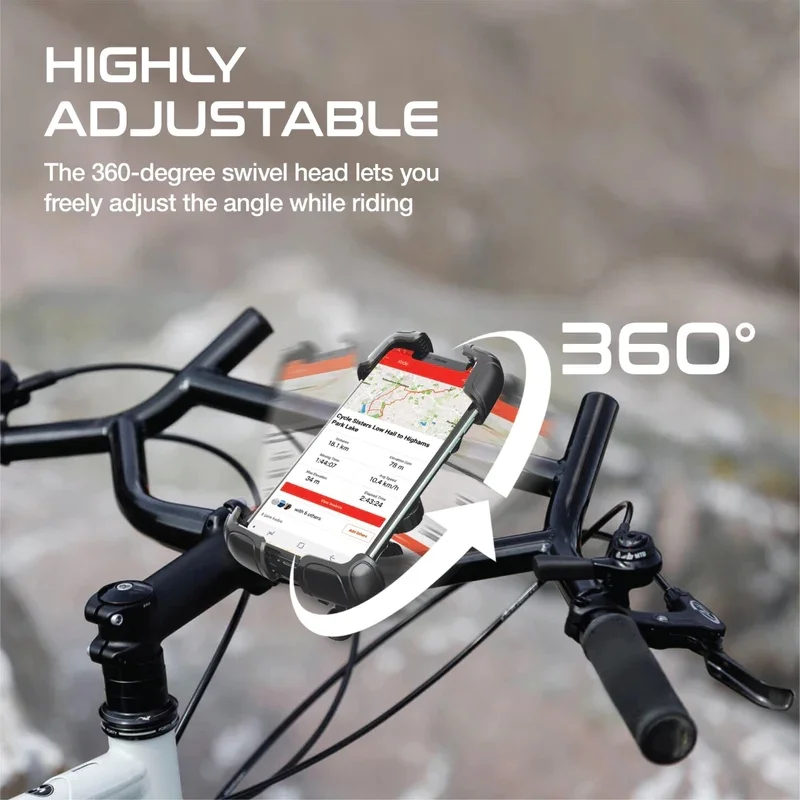 پایه نگهدارنده گوشی موبایل پرومیت مدل Promate BIKEMOUNT.BLACK مناسب دوچرخه و موتور image gallery