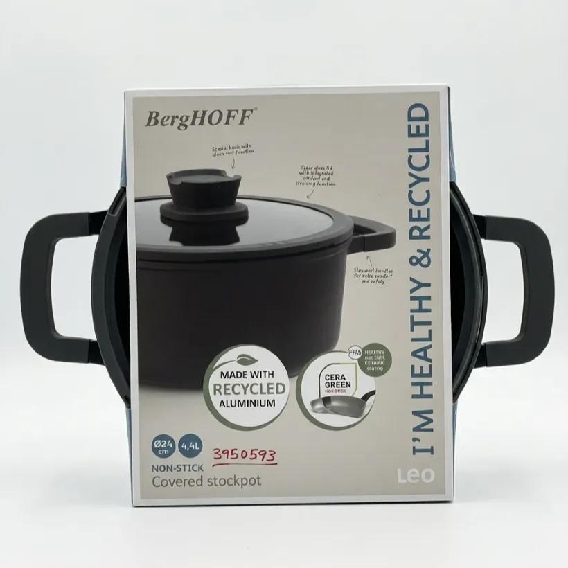 قابلمه نچسب برگهف بلژیک مدل +Covered stockpot BergHoff Leo STONE سایز 24cm image gallery