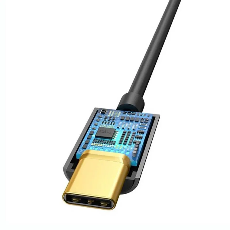 مبدل USB-C به AUX بیسوس مدل Baseus CATL54-01 - مشکی image gallery