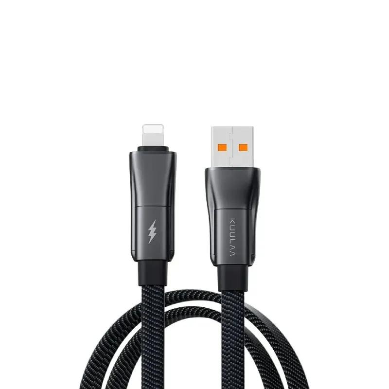 کابل تبدیل Type-C و USB به Type-C و لایتنینگ  kuulla مدل KL-X73 طول 2 متر
