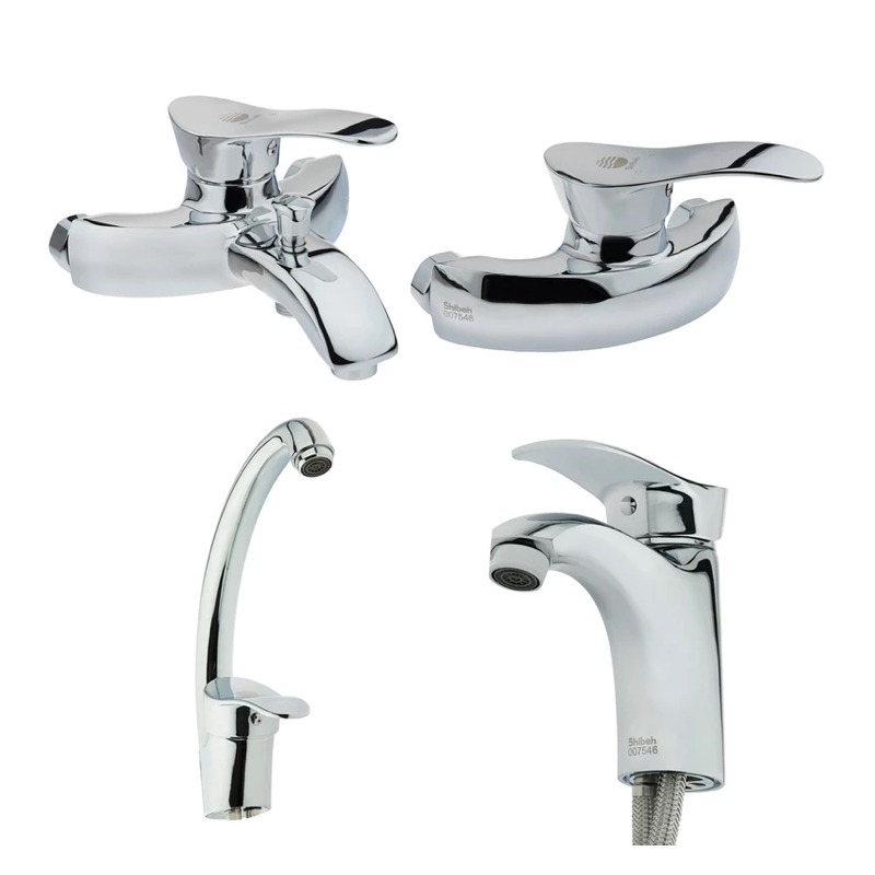 ست شیرآلات شیبه مدل جیحون (با ظرفشویی ثابت)