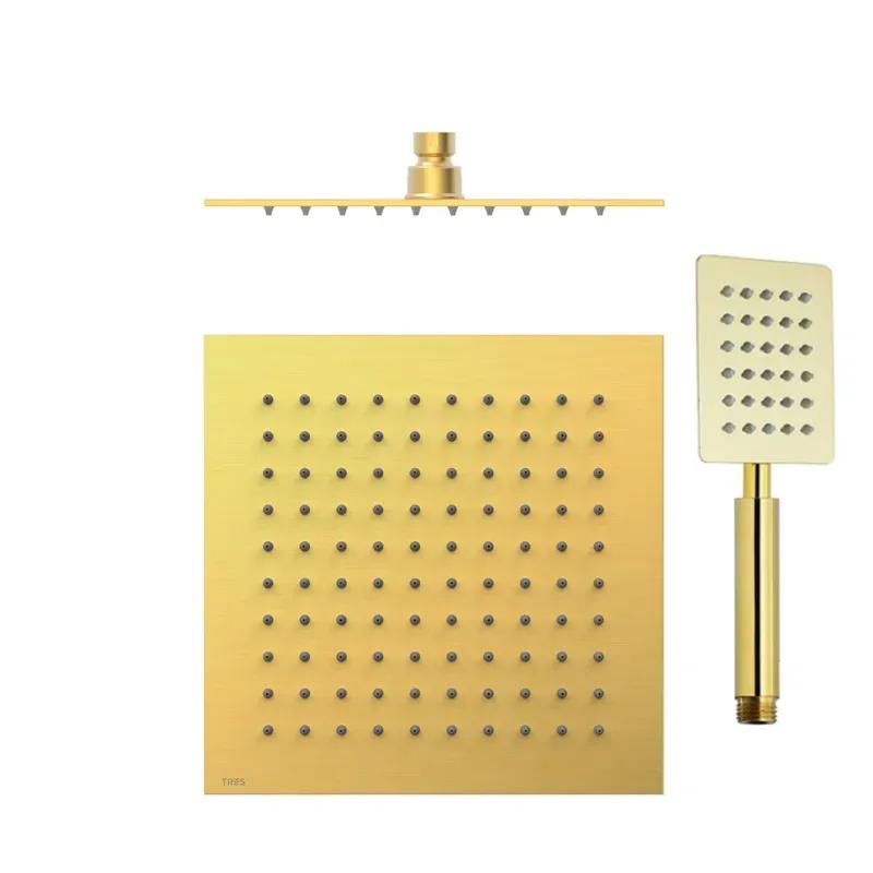 سردوش حمام مدل Flat Steel مجموعه دو عددی