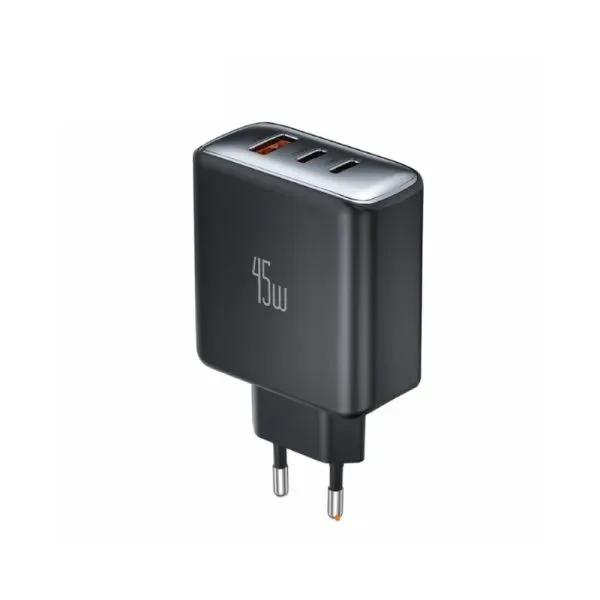 شارژر دیواری 3 پورت مک دودو مدل CH-486 توان 45 وات همراه با کابل