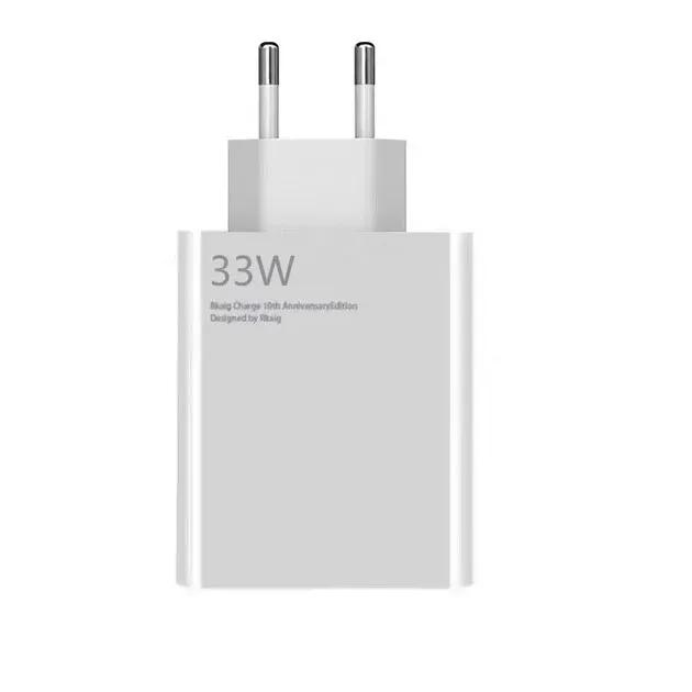 شارژر اصلی فست شارژ شیائومی مدل MDY-16-EF QC3 Adapter Charger توان 33 وات همراه کابل
