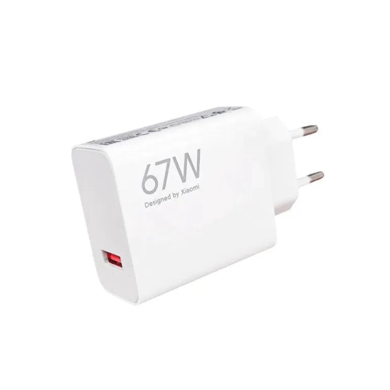 شارژر اصلی فست شارژ شیائومی مدل Mi MDY-12-EF 67W Charger Set توان 67 وات همراه کابل