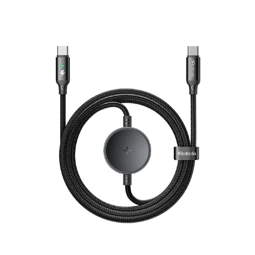 کابل Type-C به Type-C و شارژر گلکسی واچ مک دودو Mcdodo CA-417 Cable Wireless Charger توان 60 وات