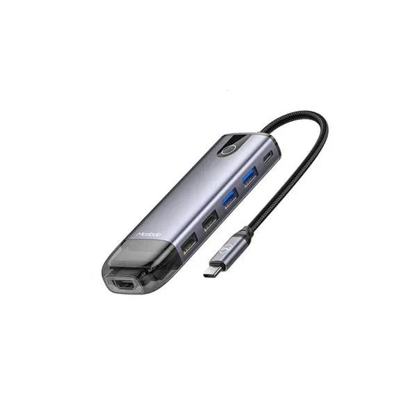 هاب 10 پورت تایپ سی مک دودو مدل HU-7420 10 in 1 USB-C HUB USB3.0 HDMI 4K