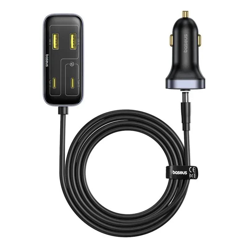 شارژر فندکی باسئوس مدل  BackseatPal L1 C00081100121 دارای 6 پورت و توان 110 وات