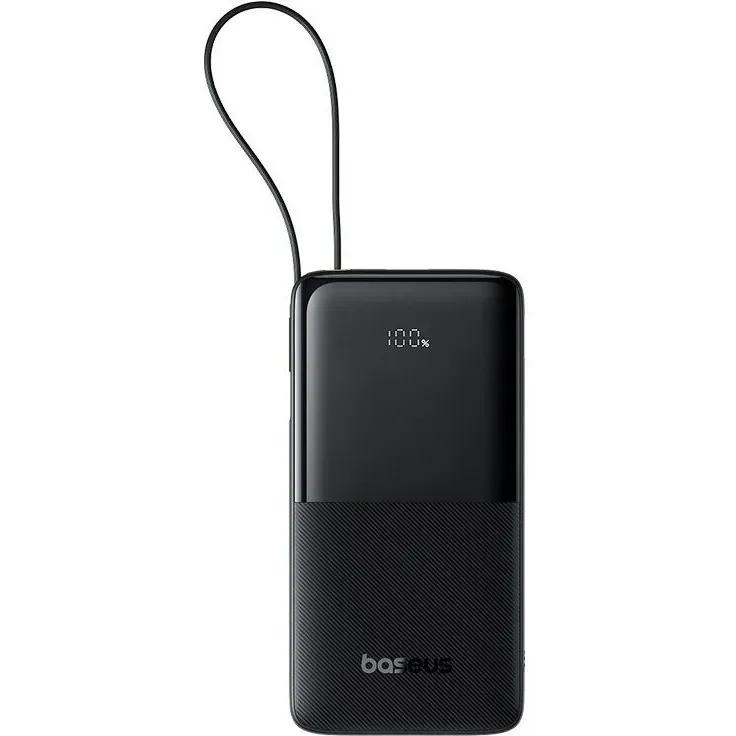 پاوربانک 10000 باسئوس مدل Bipow 2 P10077101113 توان 20 وات همراه با کابل Type C متصل