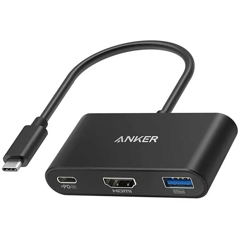 هاب 3 پورت تایپ سی انکر مدل PowerExpand 3 IN 1 Multi-Function HUB