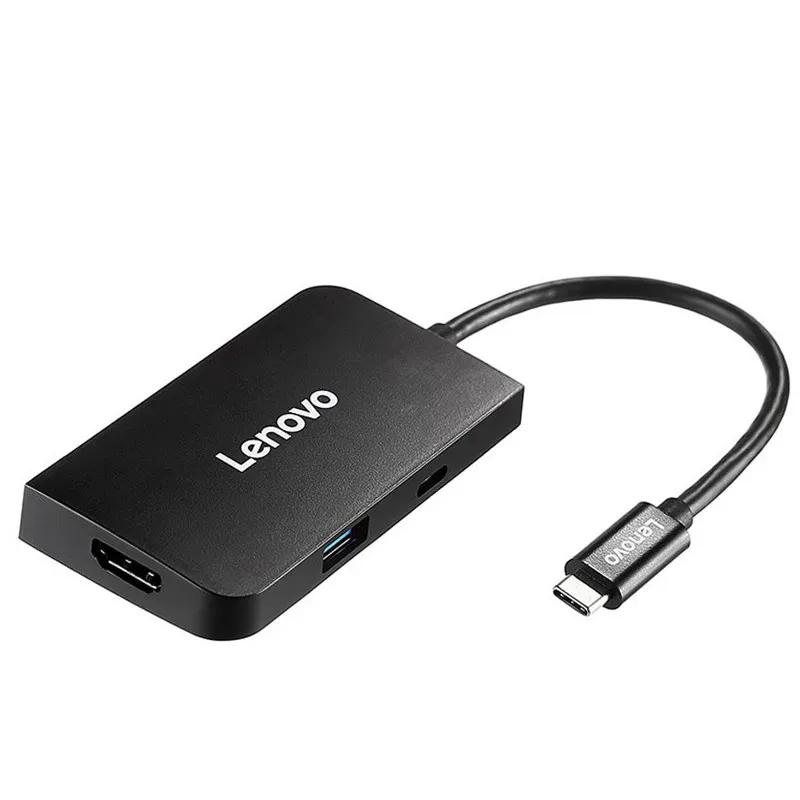 هاب 5 پورت تایپ سی لنوو مدل S705 5 in 1 Type C HUB Adapter HDMI PD