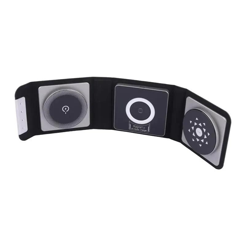 شارژر وایرلس چند کاره بیوا مدل WLC-10 با قابلیت شارژ اپل واچ توان 33 وات
