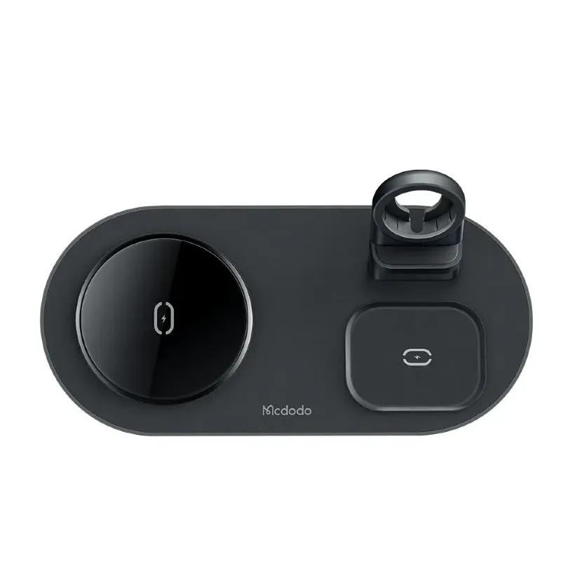 شارژر وایرلس مک دودو Mcdodo CH-706 3 in 1 Magnetic Wireless Charger 15W توان 15 وات