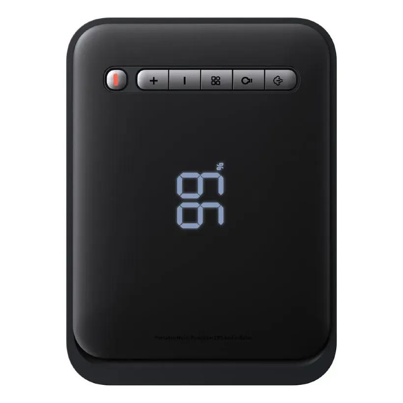 پاوربانک و کمپرسور باد و جامپ استارتر خودرو باسئوس مدل  Super Energy CGCN000001 ظرفیت 8000 میلی آمپر