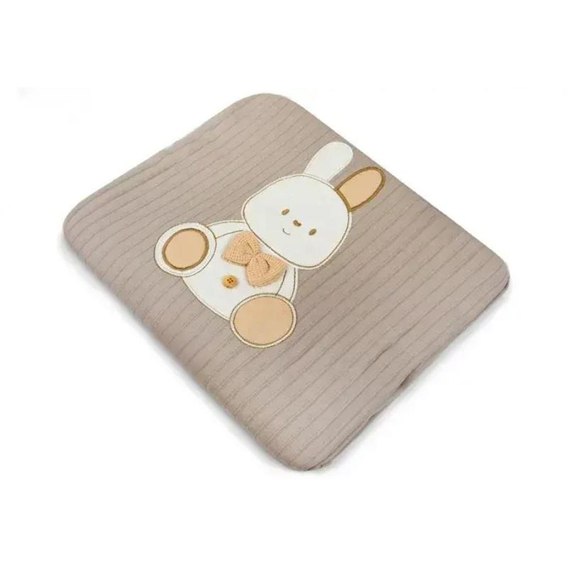 پتو نخی سبی مدل  11110 طرح خرگوش پاپیون دار