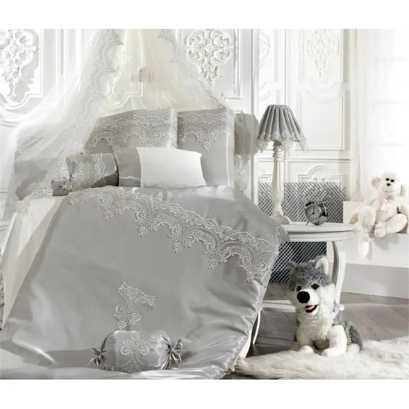 سرویس روتختی 8 تیکه توردار مامی شاپ مدل m8033 