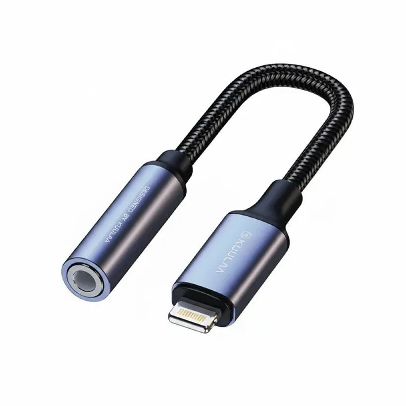 مبدل لایتنینگ به جک 3.5 میلی متری کولا مدل Kuulaa KL-X54