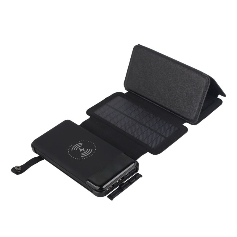پاوربانک خورشیدی سولار ۴ فولد مدل Solar4Fold WSC25 ظرفیت 10000mAh