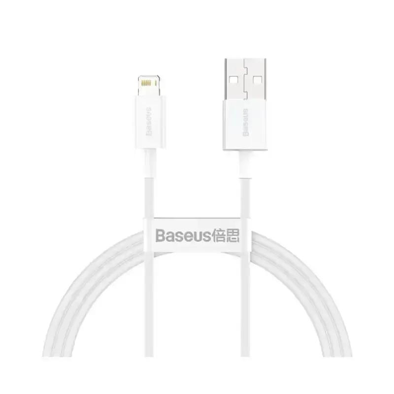 کابل شارژ USB to iP باسئوس مدل Baseus Superior Series CALYS-A با طول 1متر 2.4 آمپر