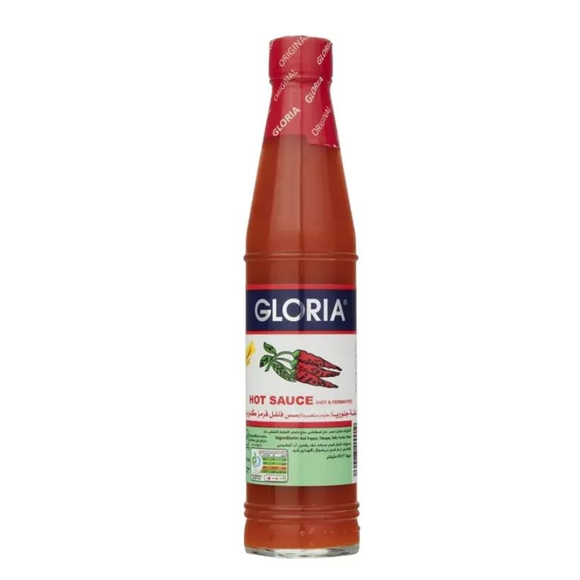 سس فلفل قرمز تند گلوریا حجم 88 میلی لیتری (کارتن 36 عددی)