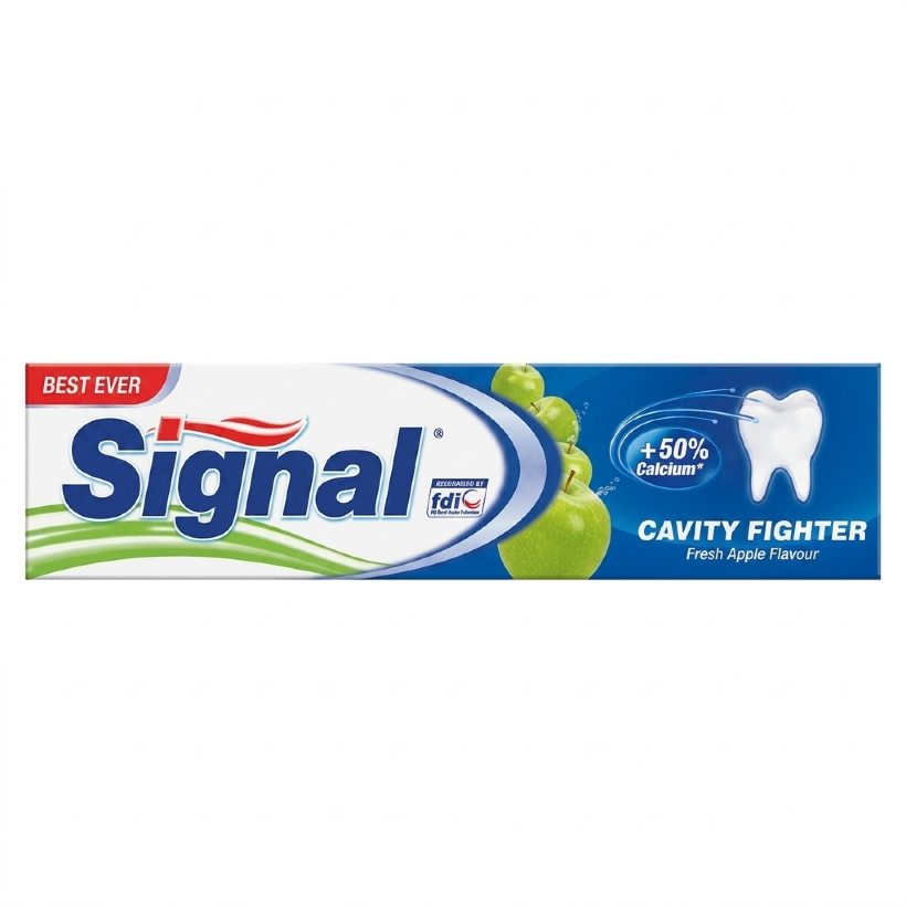 خمیر دندان سیگنال مدل Cavity Fighter حجم 100 میلی لیتری (کارتن 12 عددی)