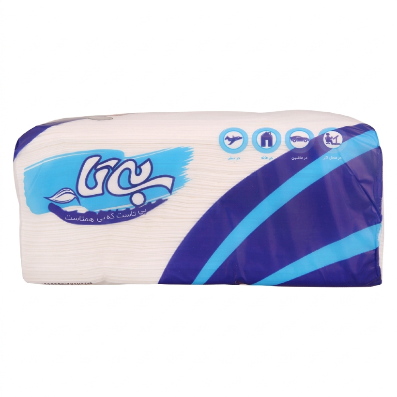 دستمال کاغذی بی تا 250 برگ 2 لایه سفید ساده مدل Economic بسته 8 عددی (کارتن 4 بسته‌ای)
