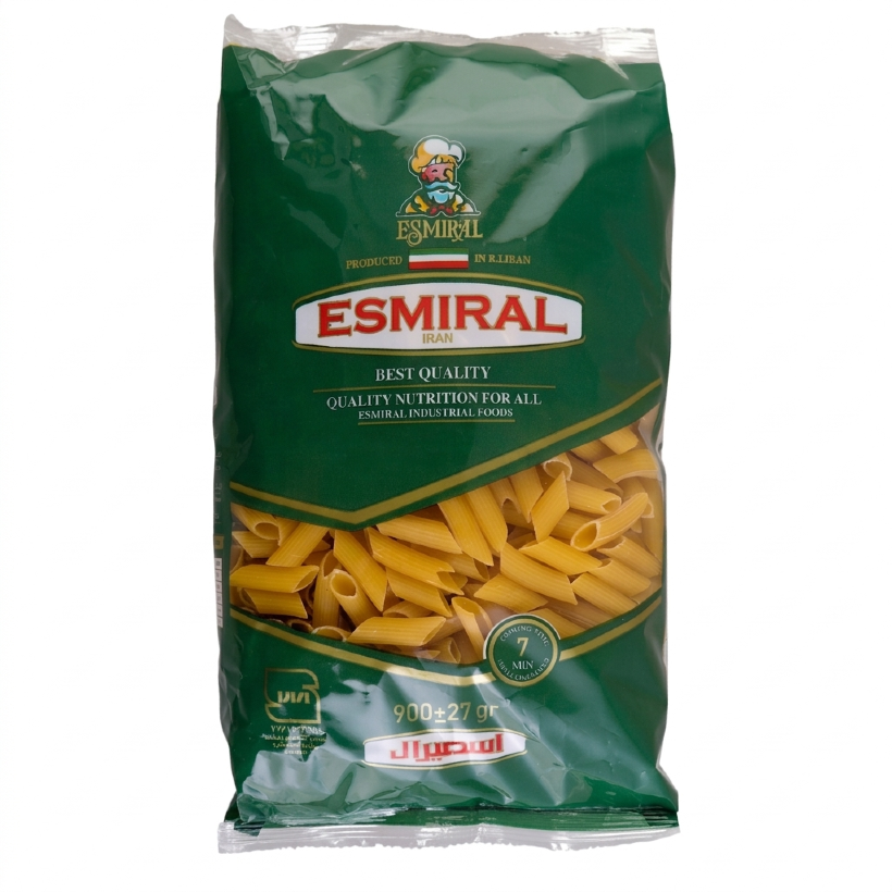 ماکارونی مدل پنه ریگاته اسمیرال وزن 900 گرمی (کارتن 12 بسته‌ای)