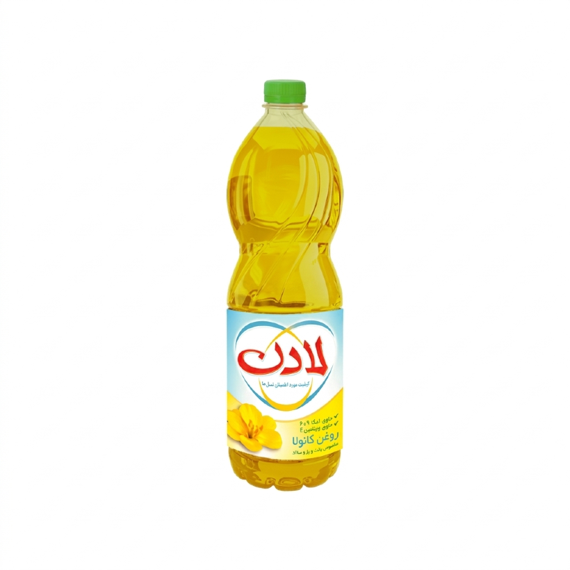 روغن مایع آفتابگردان لادن مخصوص پخت و پز و سالاد حجم 1.5 لیتری (کارتن 8 عددی)