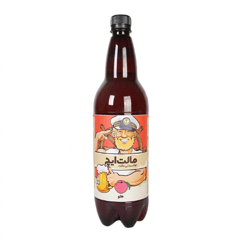 نوشیدنی مالت سن ایچ سری مالت ایچ با طعم هلو حجم 1 لیتری (بسته 6 عددی)