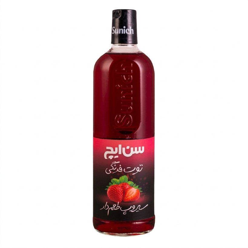 شربت سیروپ توت فرنگی سن ایچ حجم 820 میلی لیتری (کارتن 6 عددی)