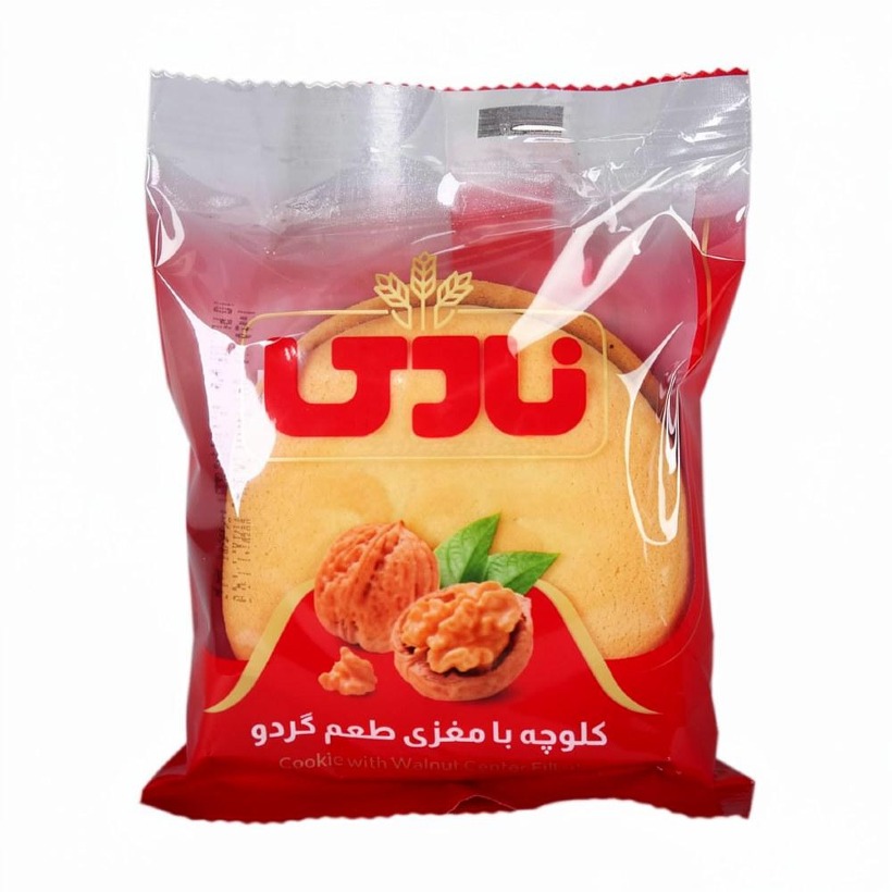 کلوچه گردویی نادی وزن 100 گرمی (کارتن 50 عددی)