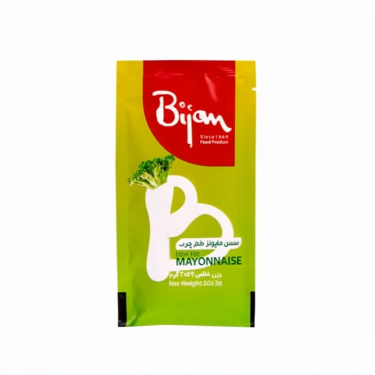سس مایونز بیژن تک نفره وزن 20 گرمی (کارتن 250 عددی)