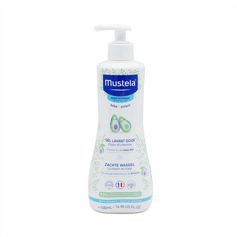 ژل سر و بدن موستلا مدل Mustela ظرفیت 500 میلی گرم
