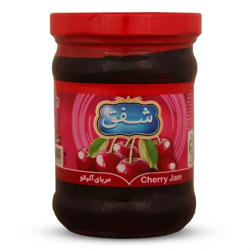 مربا آلبالو شفق وزن 290 گرمی (12 عدد)