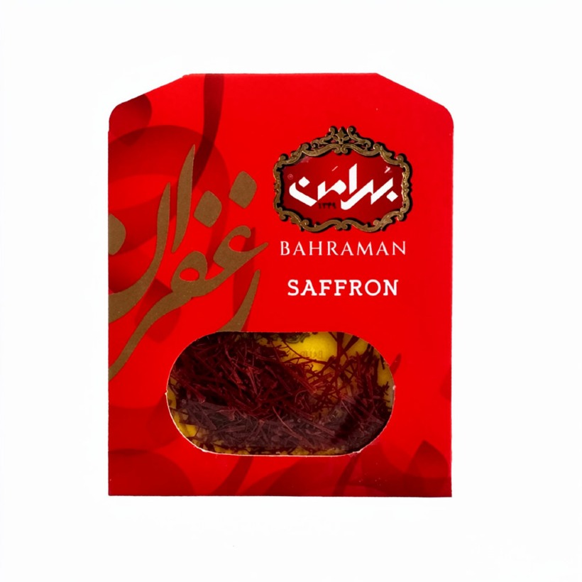 زعفران بهرامن وزن نیم گرمی (بسته 12 عددی)