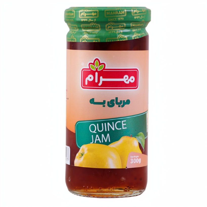 مربا به مهرام وزن 300 گرمی (بسته 12 عددی)