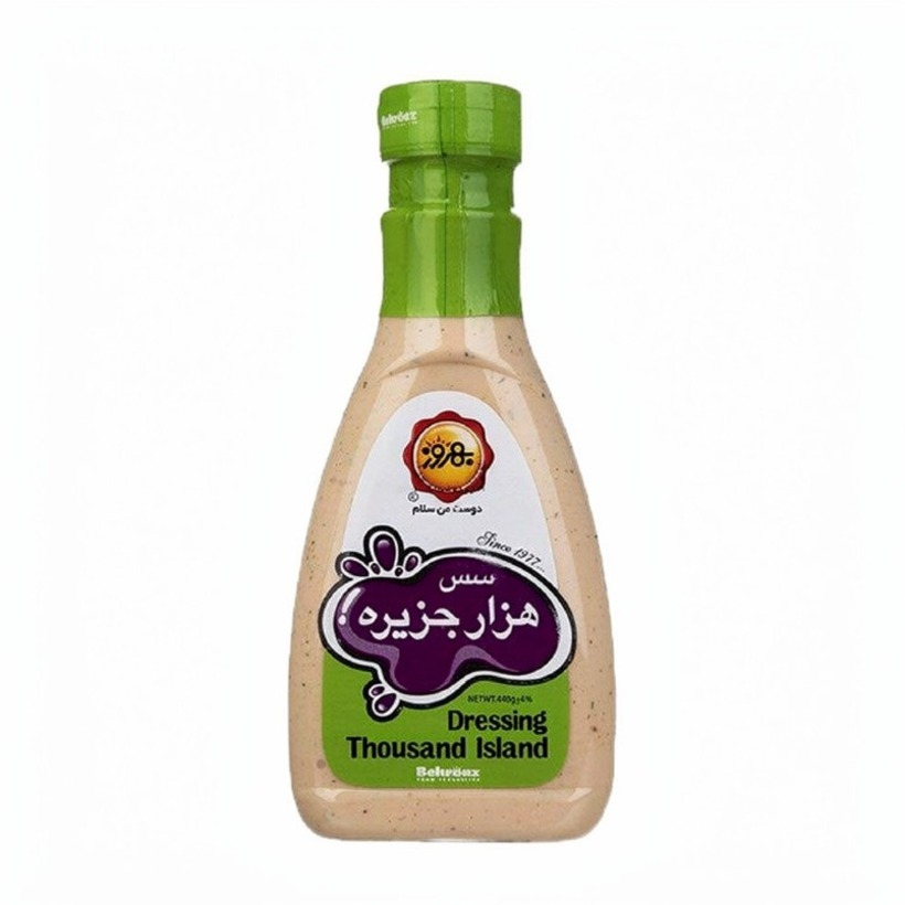 سس هزار جزیره بهروز وزن 440 گرمی (بسته 12 عددی)