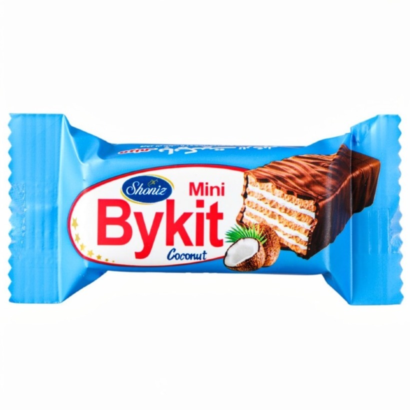 ویفر نارگیلی با روکش شکلات مینی بایکیت شونیز وزن 500 گرمی (1 بسته)