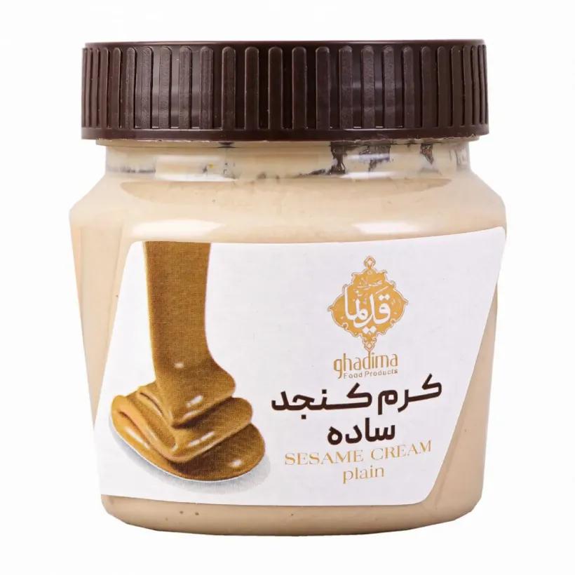 کرم ارده کنجد ساده قدیما وزن 350 گرمی (کارتن 12 عددی)