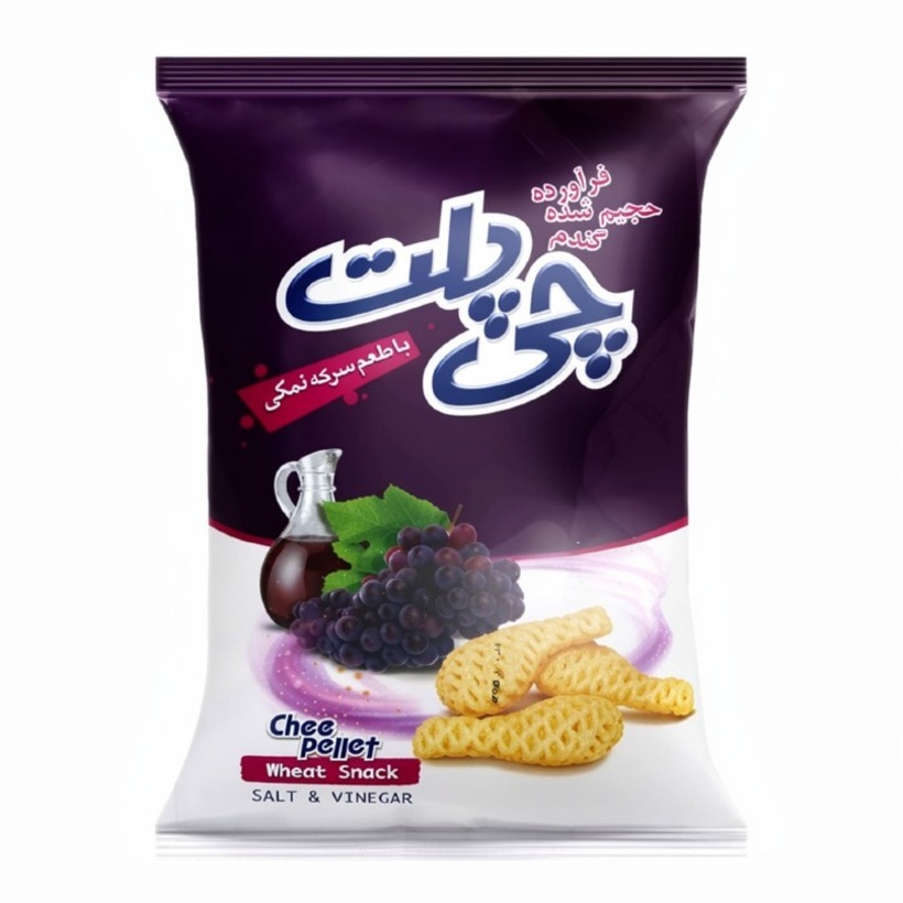 چی پلت با طعم سرکه چی توز وزن 40 گرمی (30 عدد)