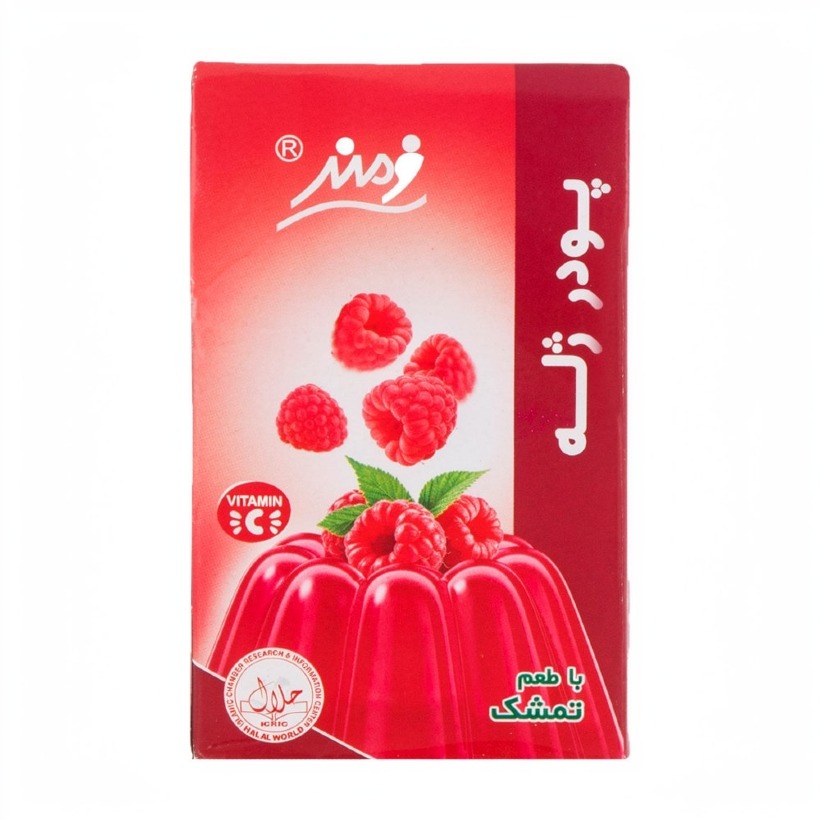 پودر ژله تمشک فرمند وزن 100 گرمی (کارتن 9 بسته‌ای)