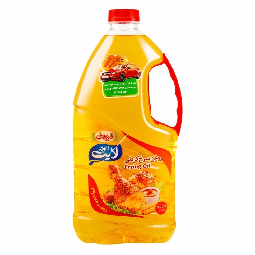 روغن مایع طبیعت مخصوص سرخ کردنی بدون پالم حجم 1.8 لیتری
