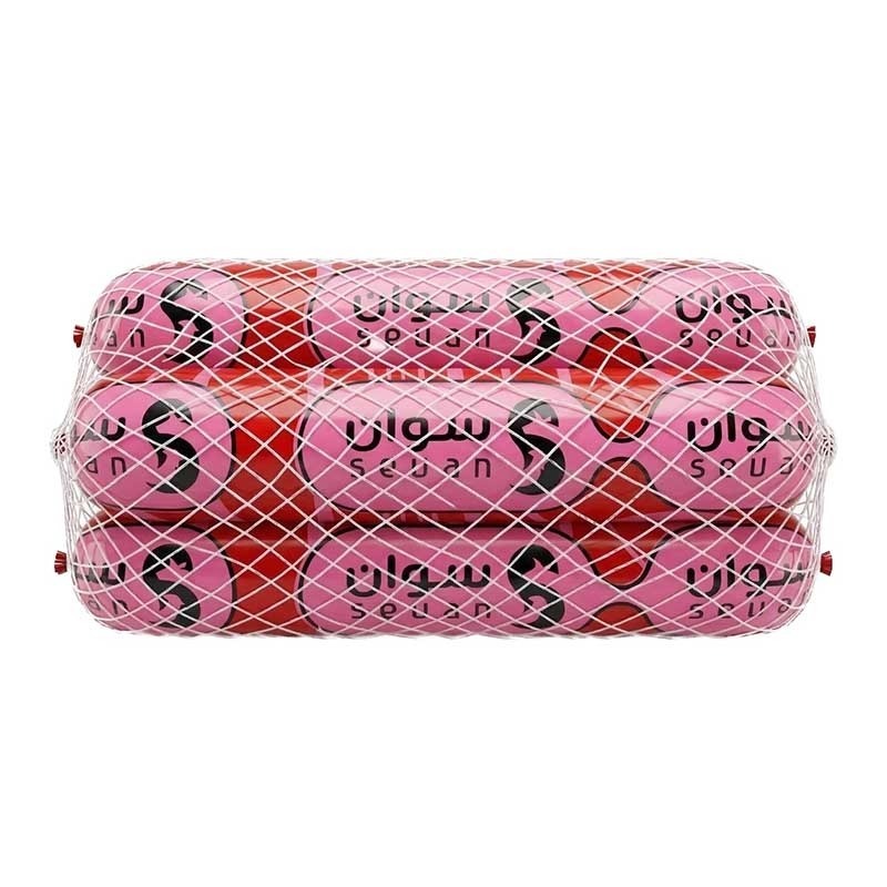 سوسیس آلمانی 40 درصد سوان وزن 1 کیلوگرمی (بسته بندی توری)
