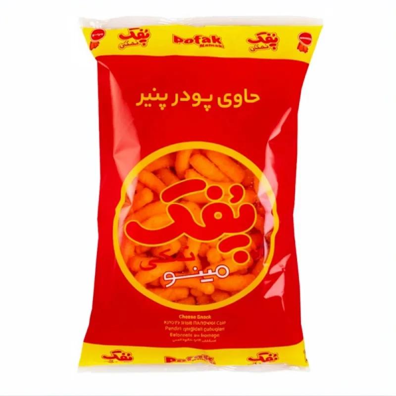 پفک نمکی مینو وزن 110 گرمی