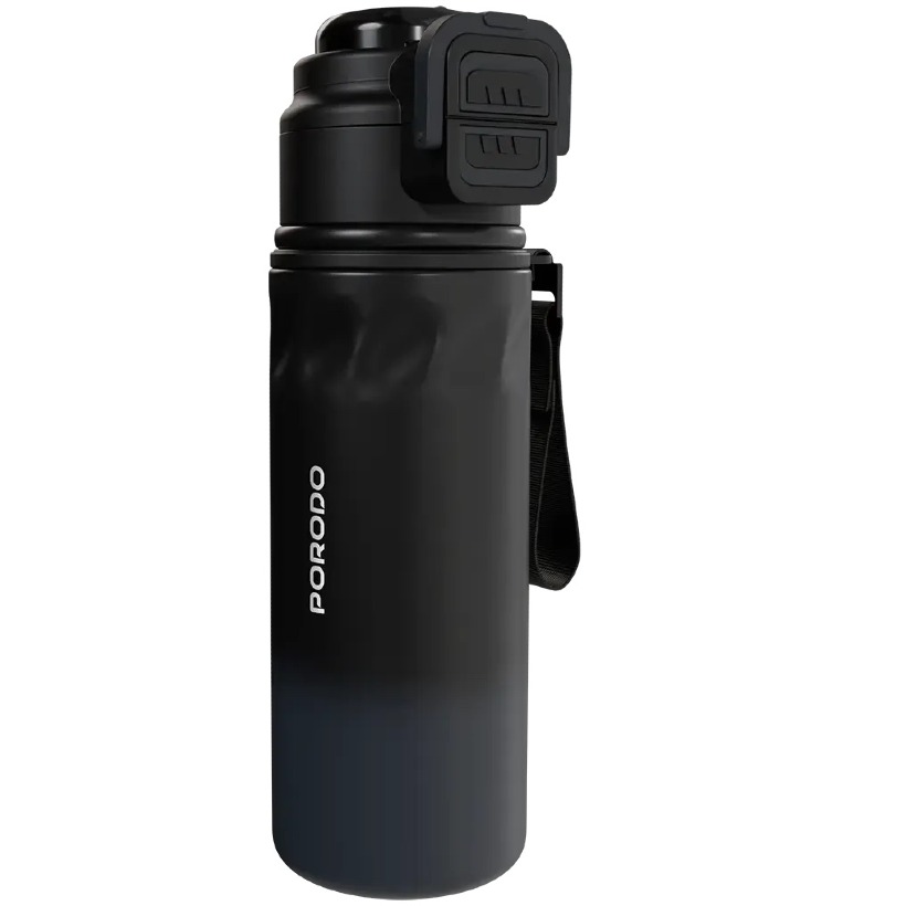 فلاسک پرودو مدل Porodo Lifestyle Powersip PDLFSTB25BK ظرفیت 670 میلی لیتر