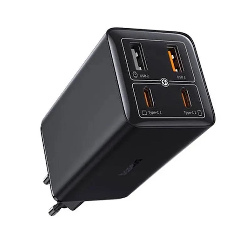 شارژر دیواری باسئوس مدل Baseus GaN6 Pro 100W همراه با کابل - مشکی