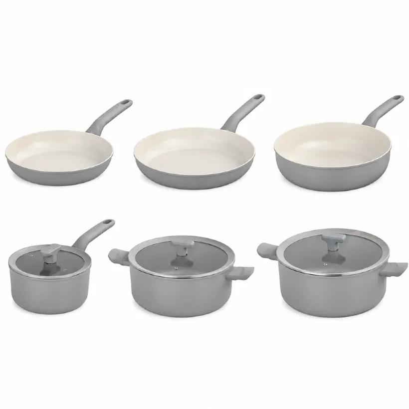 سرویس قابلمه و تابه 9 پارچه برگهف بلژیک مدل CookWare BergHOFF Leo Balance