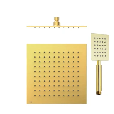 سردوش حمام مدل Flat Steel مجموعه دو عددی