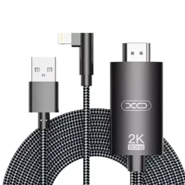 کابل لایتنینگ به HDMI ایکس او مدل GB008 طول 1.8 متر