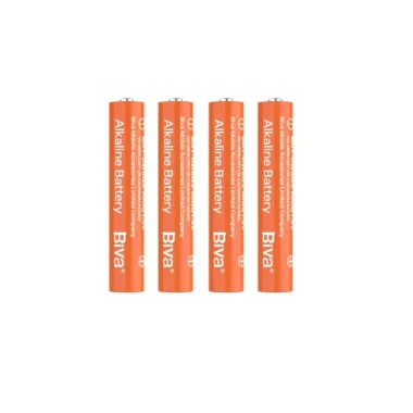 پک 4 تایی باتری نیم قلمی بیوا مدل BAT-02 Alkaline Battery